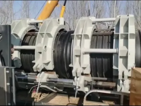 Butt-fusion equipment used for reinforced polyethylene pipe