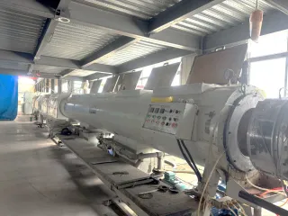 DN630 reinforced PE composite pipe production line at the Shunfang factory