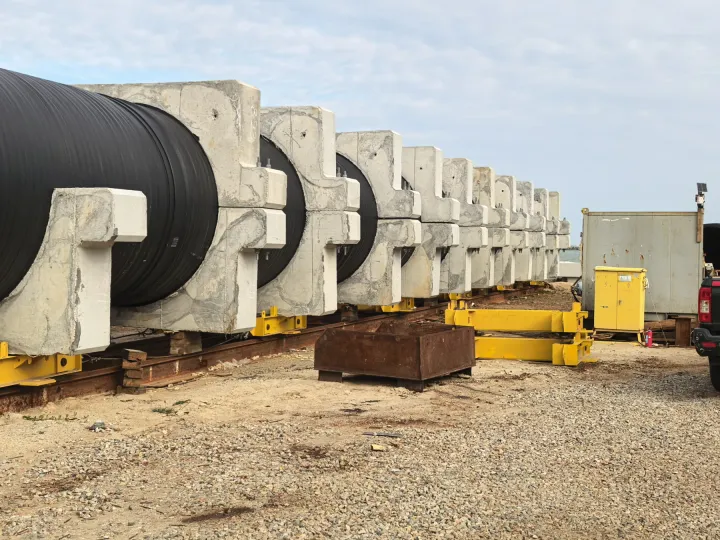 Large staged pipes for culvert and flood control